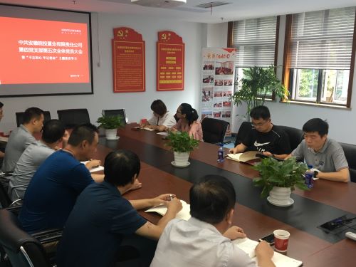 公司第四黨支部開展“不忘初心、牢記使命”主題教育集中學習研討
