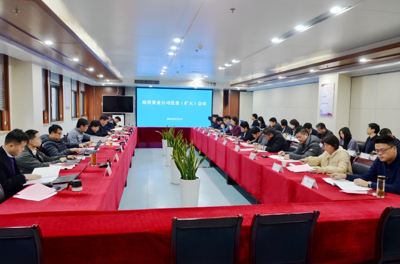 皖投置業(yè)公司召開(kāi)黨委（擴(kuò)大）會(huì)議